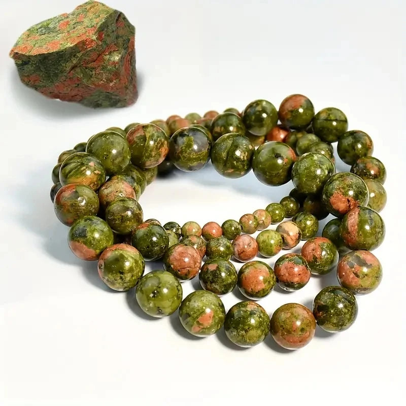 Bracelet en Unakite