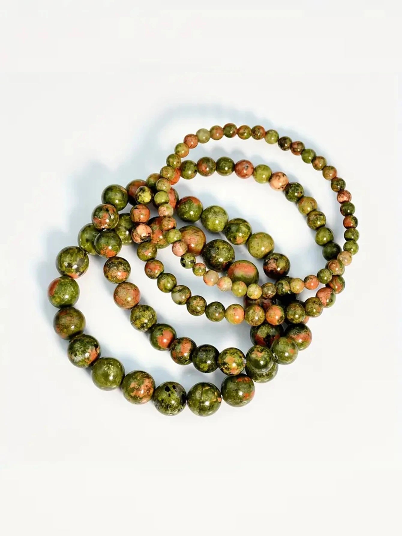Bracelet en Unakite