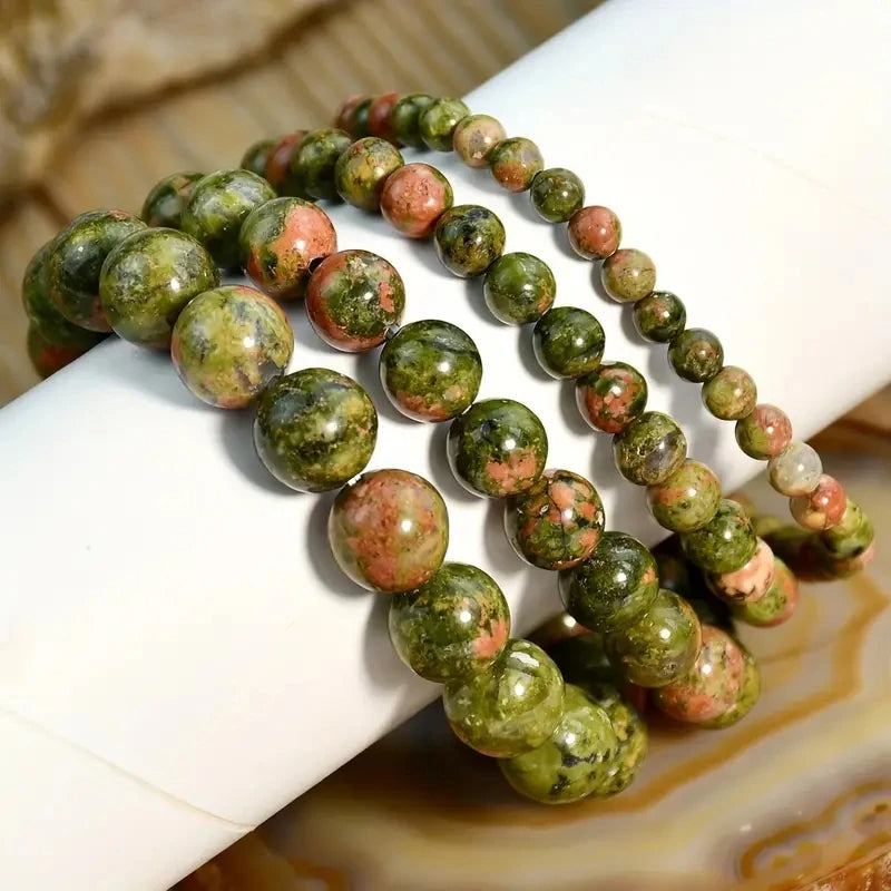 Bracelet en Unakite
