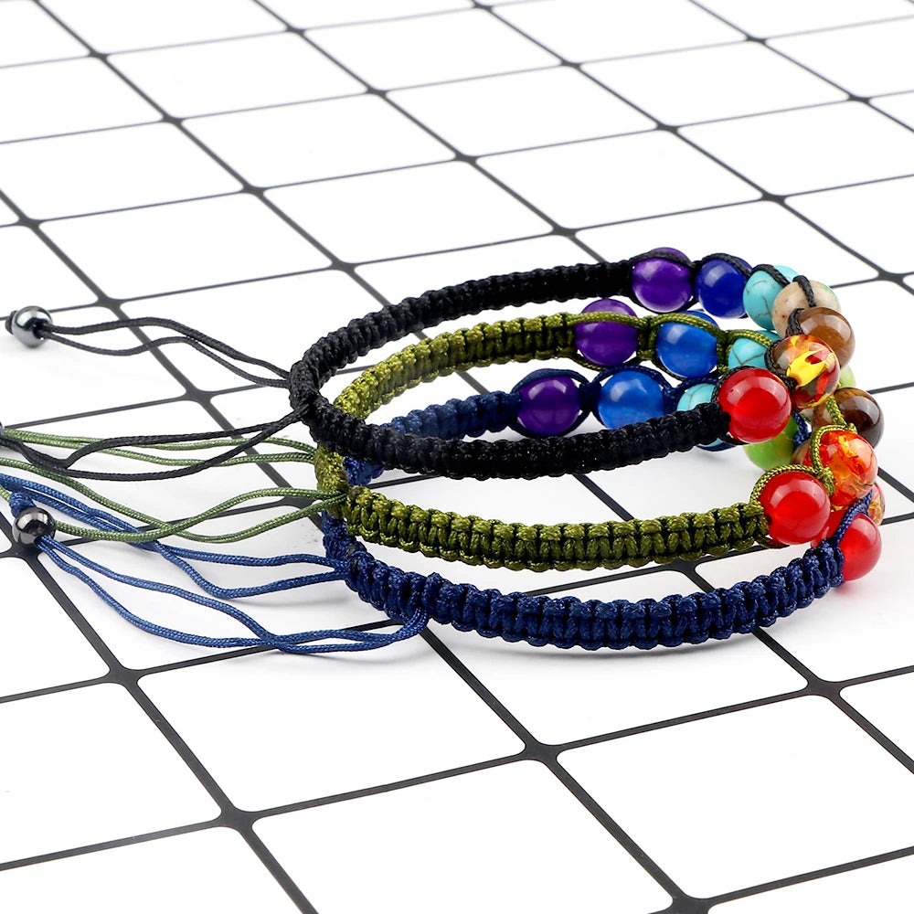 Bracelet Chakra 7 Pierres