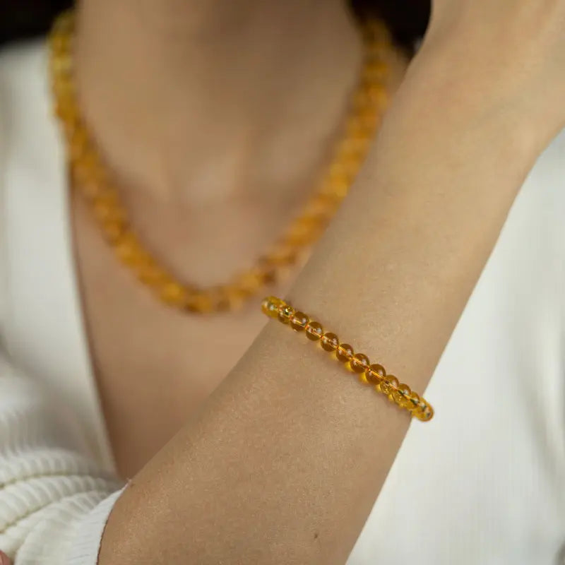 Bracelet en Citrine Naturelle