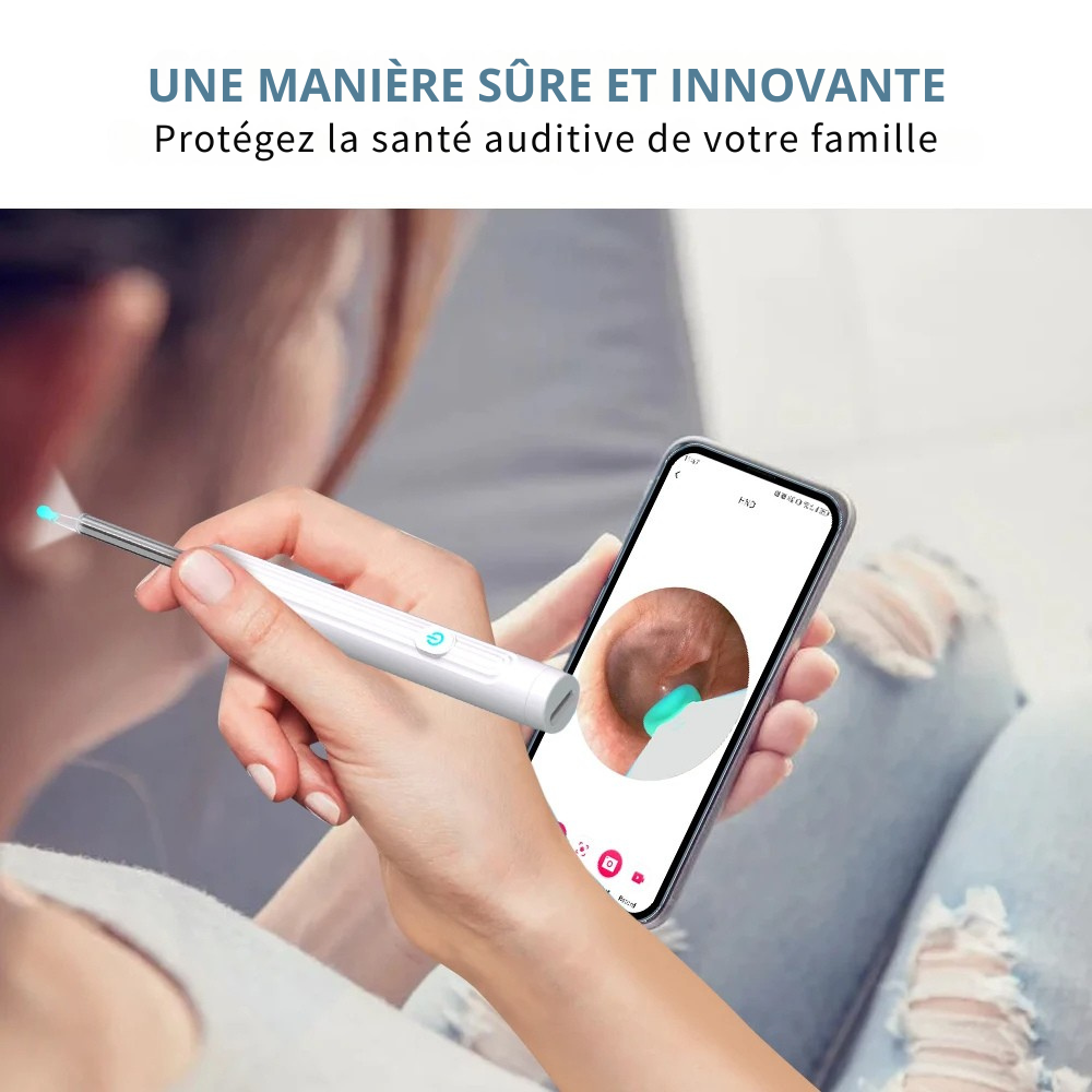 Nettoyeur d'oreilles intelligent avec caméra