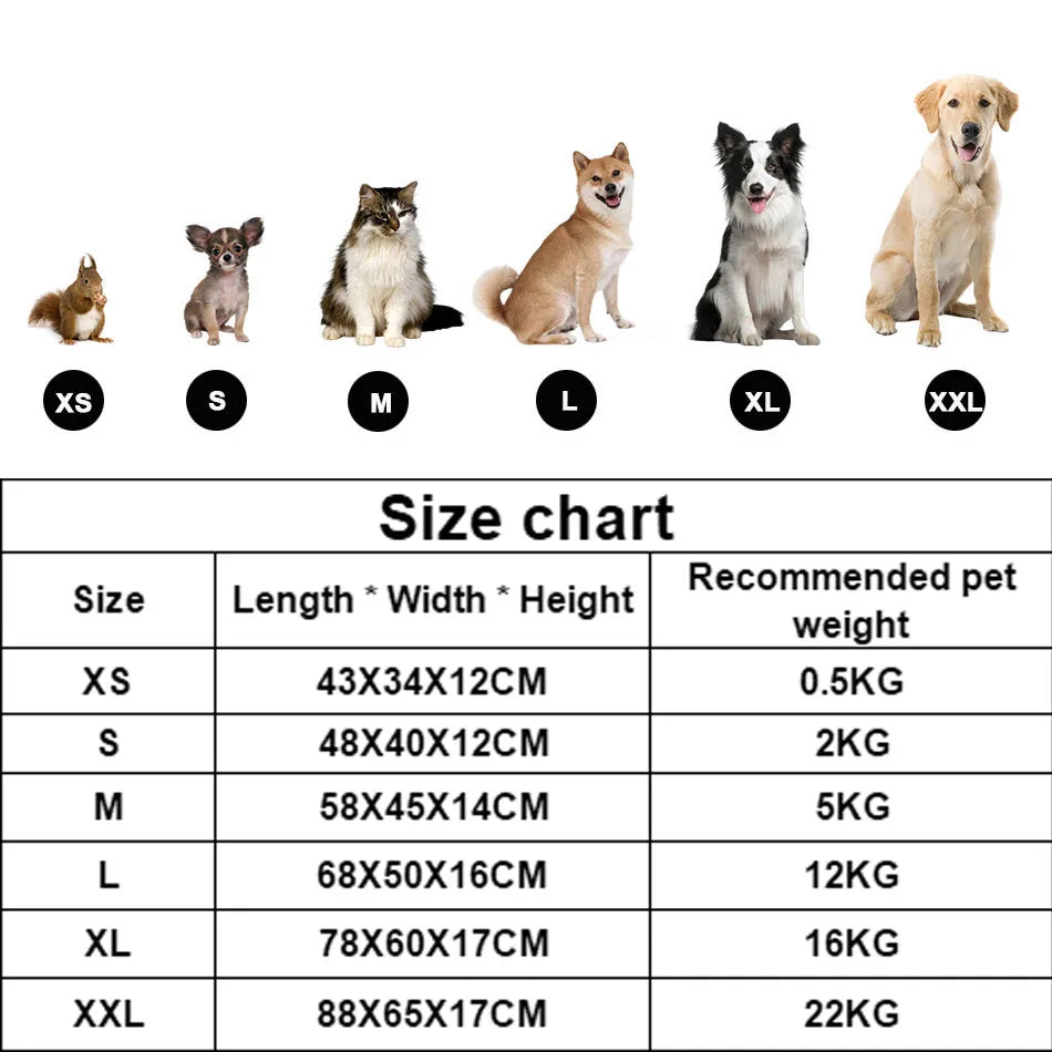 Lit Douillet en Peluche pour Chien & Chat