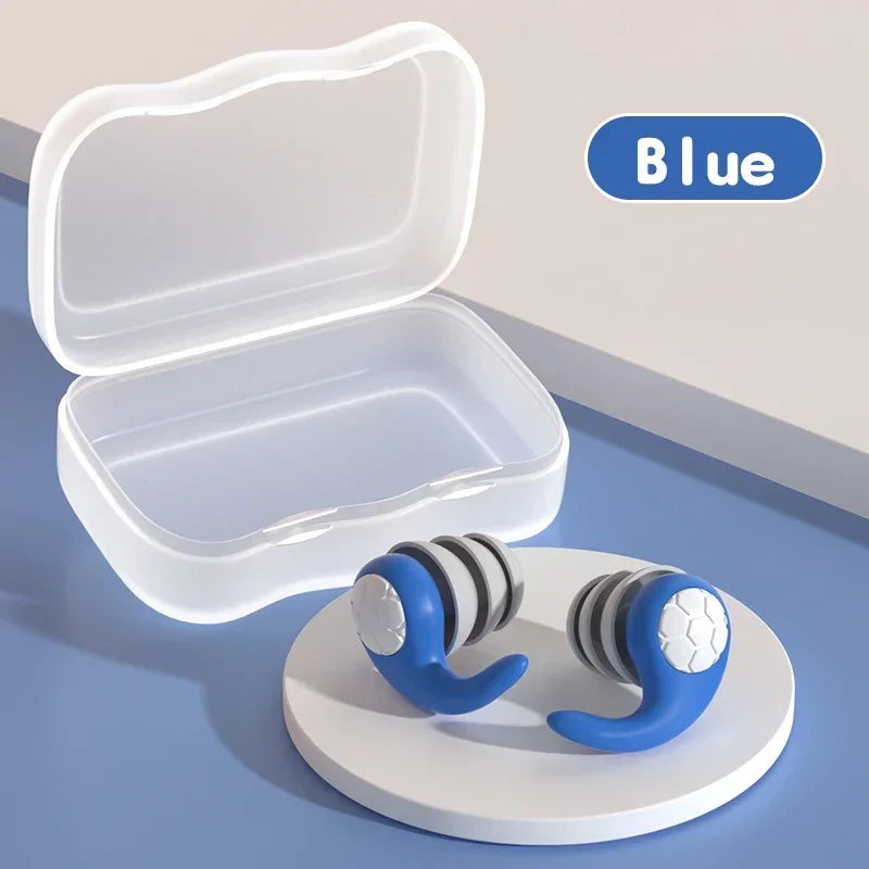 Bouchons d'oreilles anti-bruit en silicone