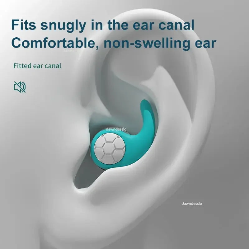 Bouchons d'oreilles anti-bruit en silicone