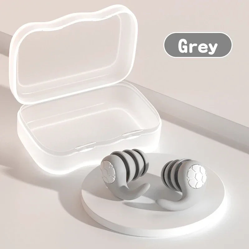 Bouchons d'oreilles anti-bruit en silicone