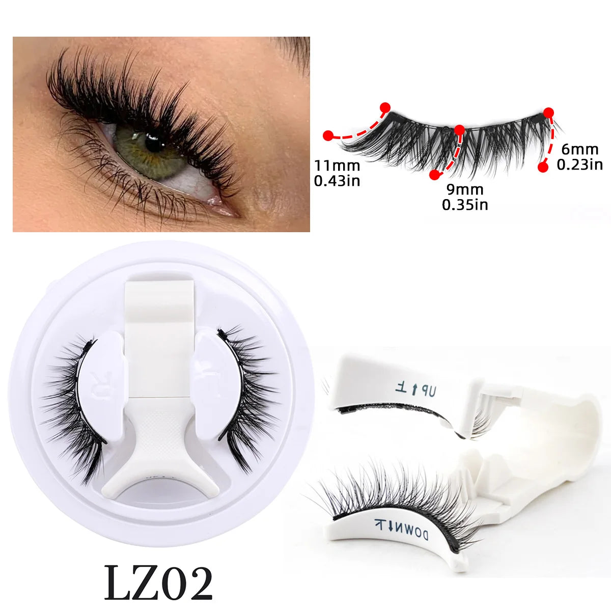 Cils Magnétiques Réutilisables