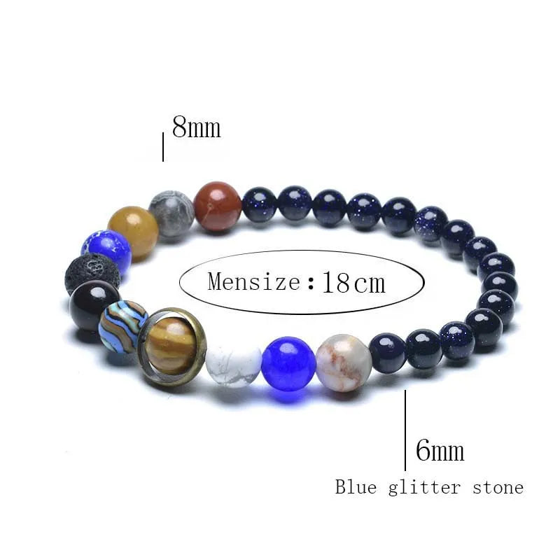 Bracelet des Huit Planètes Unisexe