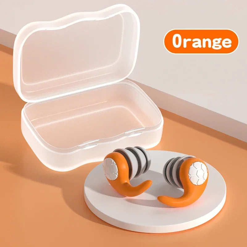 Bouchons d'oreilles anti-bruit en silicone