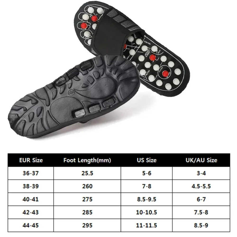 Chaussons de massage avec points d'acupression