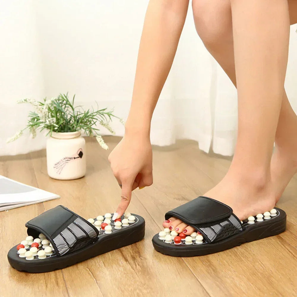 Chaussons de massage avec points d'acupression