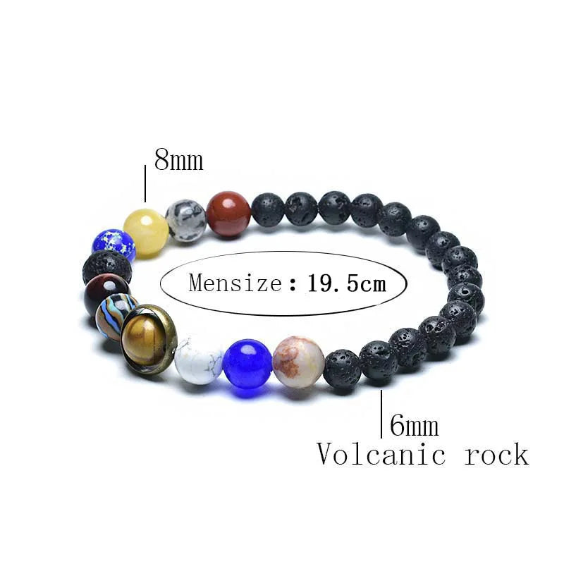 Bracelet des Huit Planètes Unisexe