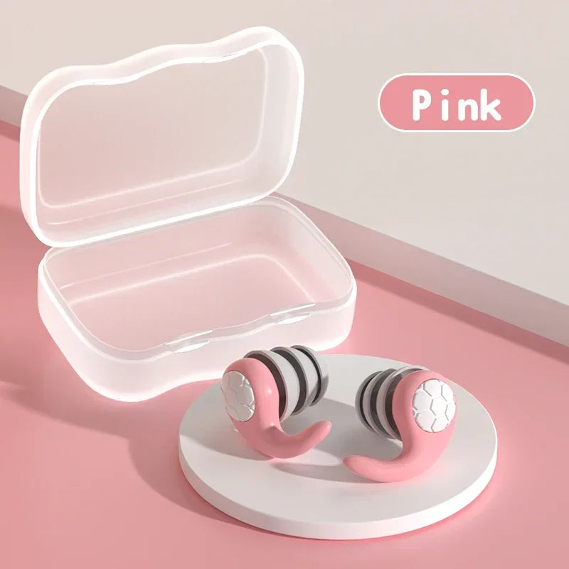 Bouchons d'oreilles anti-bruit en silicone