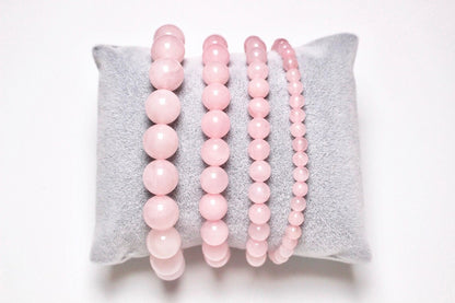 Bracelet en Quartz Rose