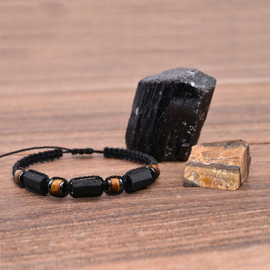 Bracelet en Tourmaline Noire
