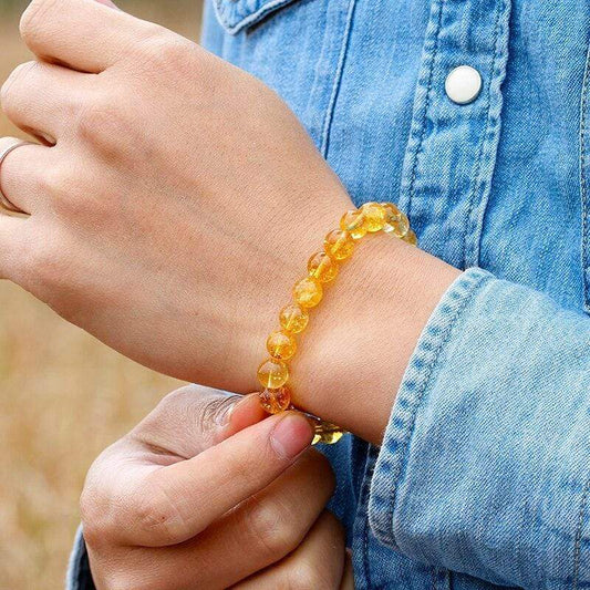 Bracelet en Citrine Naturelle