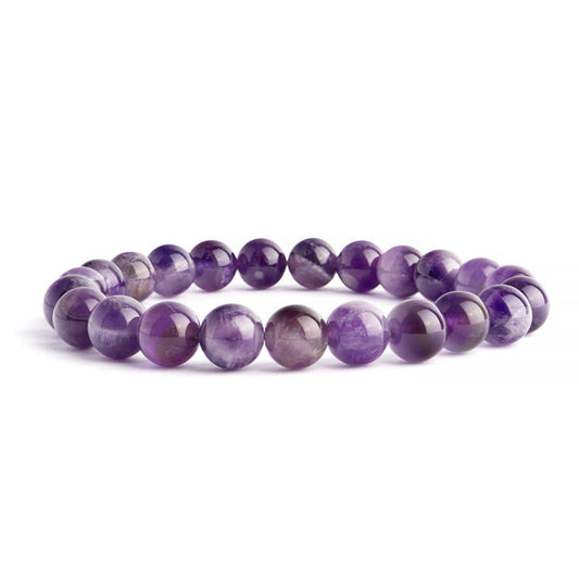 Bracelet en Améthyste Rubanée - Élégance Naturelle