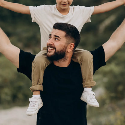 T-shirt personnalisé avec photos « Papa »