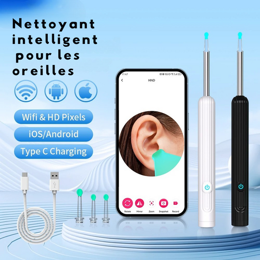 Nettoyeur d'oreilles intelligent avec caméra