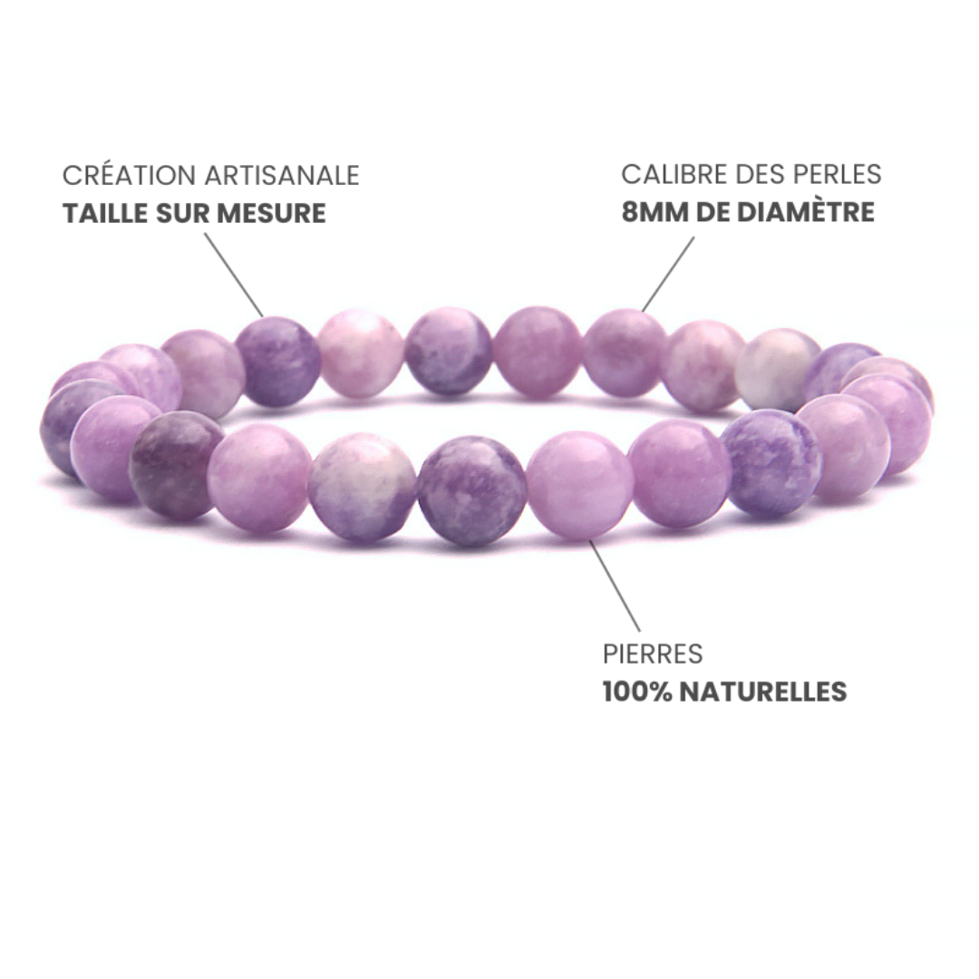 Bracelet Lépidolite A