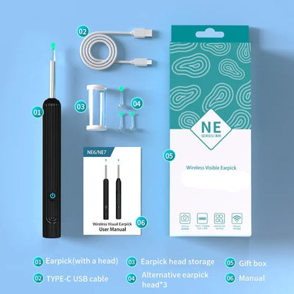 Nettoyeur d'oreilles intelligent avec caméra