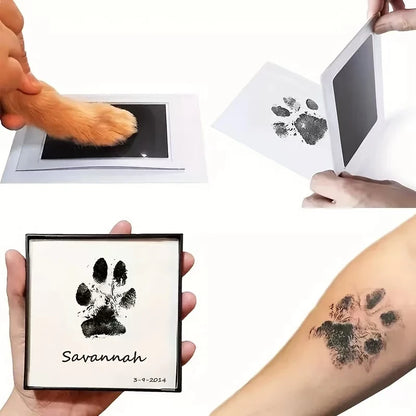 Kit d'encre pour empreintes de pattes mémorables
