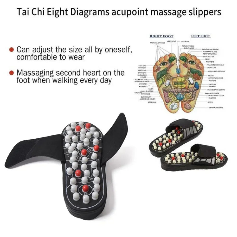 Chaussons de massage avec points d'acupression