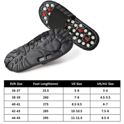 Chaussons de massage avec points d'acupression