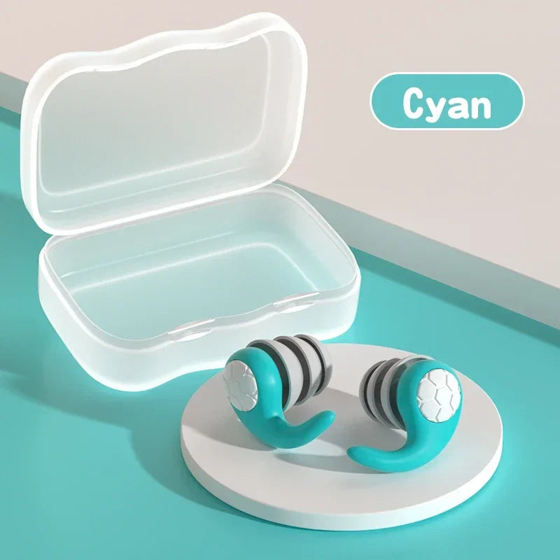 Bouchons d'oreilles anti-bruit en silicone